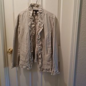 International concepts light linen jacket